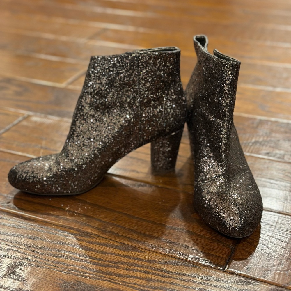BCBG Sequined Booties